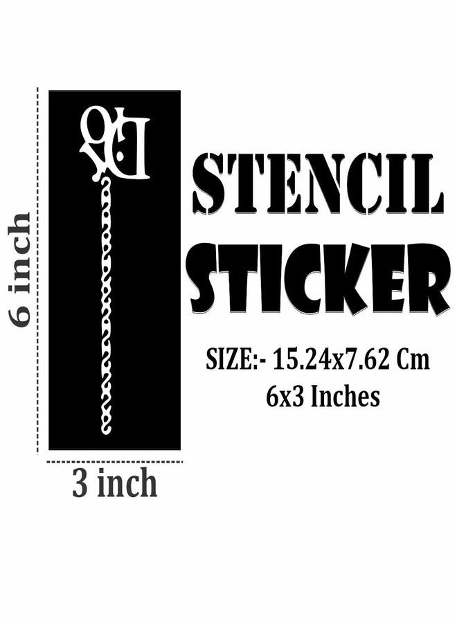 ORDERSHOCK Mixed Design Stencil Mehndi Art Kit for All Experience Levels for Kids & Adults Both Sticker - Image 5